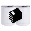 10 oz. White Stainless Steel Short Tumbler Thumbnail