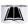 10 oz. White Stainless Steel Short Tumbler Thumbnail