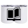 10 oz. White Stainless Steel Short Tumbler Thumbnail