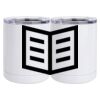 10 oz. White Stainless Steel Short Tumbler Thumbnail