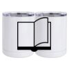 10 oz. White Stainless Steel Short Tumbler Thumbnail