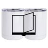 10 oz. White Stainless Steel Short Tumbler Thumbnail