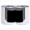 10 oz. White Stainless Steel Short Tumbler Thumbnail