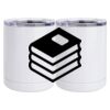10 oz. White Stainless Steel Short Tumbler Thumbnail