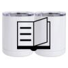 10 oz. White Stainless Steel Short Tumbler Thumbnail