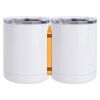 10 oz. White Stainless Steel Short Tumbler Thumbnail