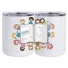 10 oz. White Stainless Steel Short Tumbler Thumbnail
