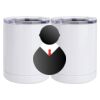 10 oz. White Stainless Steel Short Tumbler Thumbnail