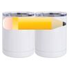 10 oz. White Stainless Steel Short Tumbler Thumbnail