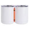 10 oz. White Stainless Steel Short Tumbler Thumbnail