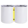 10 oz. White Stainless Steel Short Tumbler Thumbnail