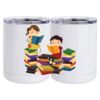 10 oz. White Stainless Steel Short Tumbler Thumbnail