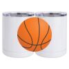10 oz. White Stainless Steel Short Tumbler Thumbnail