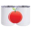 10 oz. White Stainless Steel Short Tumbler Thumbnail