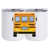 10 oz. White Stainless Steel Short Tumbler Thumbnail