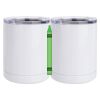 10 oz. White Stainless Steel Short Tumbler Thumbnail