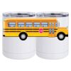 10 oz. White Stainless Steel Short Tumbler Thumbnail