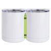 10 oz. White Stainless Steel Short Tumbler Thumbnail