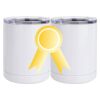 10 oz. White Stainless Steel Short Tumbler Thumbnail