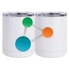 10 oz. White Stainless Steel Short Tumbler Thumbnail