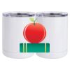 10 oz. White Stainless Steel Short Tumbler Thumbnail