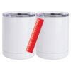 10 oz. White Stainless Steel Short Tumbler Thumbnail