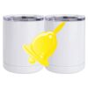 10 oz. White Stainless Steel Short Tumbler Thumbnail