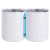 10 oz. White Stainless Steel Short Tumbler Thumbnail