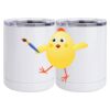 10 oz. White Stainless Steel Short Tumbler Thumbnail