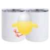 10 oz. White Stainless Steel Short Tumbler Thumbnail