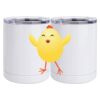 10 oz. White Stainless Steel Short Tumbler Thumbnail