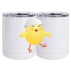 10 oz. White Stainless Steel Short Tumbler Thumbnail