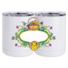 10 oz. White Stainless Steel Short Tumbler Thumbnail