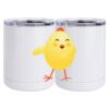 10 oz. White Stainless Steel Short Tumbler Thumbnail