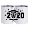 10 oz. White Stainless Steel Short Tumbler Thumbnail