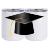 10 oz. White Stainless Steel Short Tumbler Thumbnail