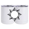 10 oz. White Stainless Steel Short Tumbler Thumbnail