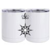 10 oz. White Stainless Steel Short Tumbler Thumbnail