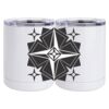 10 oz. White Stainless Steel Short Tumbler Thumbnail