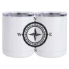 10 oz. White Stainless Steel Short Tumbler Thumbnail