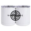 10 oz. White Stainless Steel Short Tumbler Thumbnail