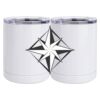 10 oz. White Stainless Steel Short Tumbler Thumbnail