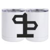 10 oz. White Stainless Steel Short Tumbler Thumbnail