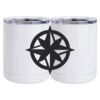 10 oz. White Stainless Steel Short Tumbler Thumbnail