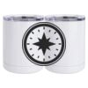10 oz. White Stainless Steel Short Tumbler Thumbnail