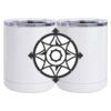 10 oz. White Stainless Steel Short Tumbler Thumbnail