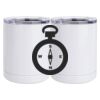 10 oz. White Stainless Steel Short Tumbler Thumbnail