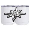 10 oz. White Stainless Steel Short Tumbler Thumbnail