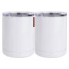 10 oz. White Stainless Steel Short Tumbler Thumbnail