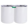 10 oz. White Stainless Steel Short Tumbler Thumbnail